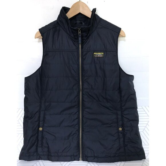 L.L. Bean Women's Blue Quilted Vest - Picture 5 of 11